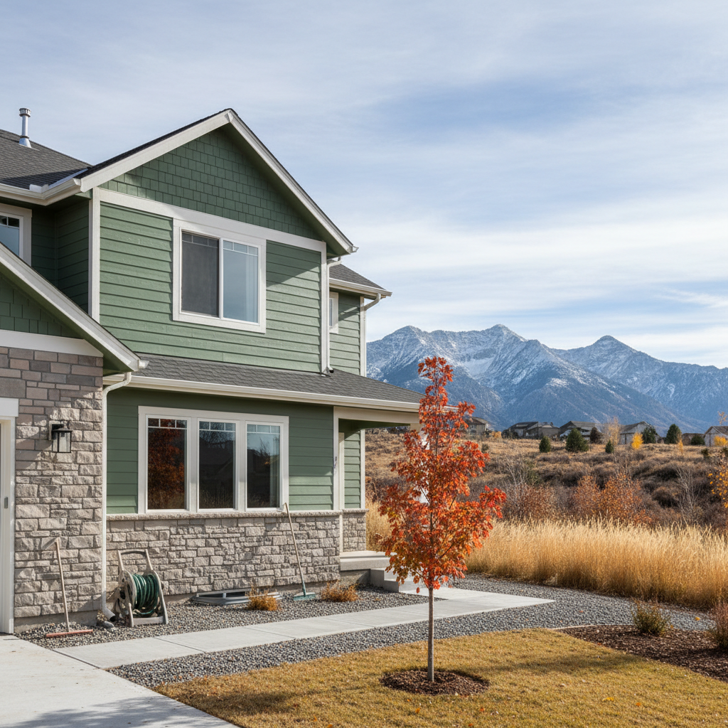 Completed siding removal work at a residential property in Millcreek, UT