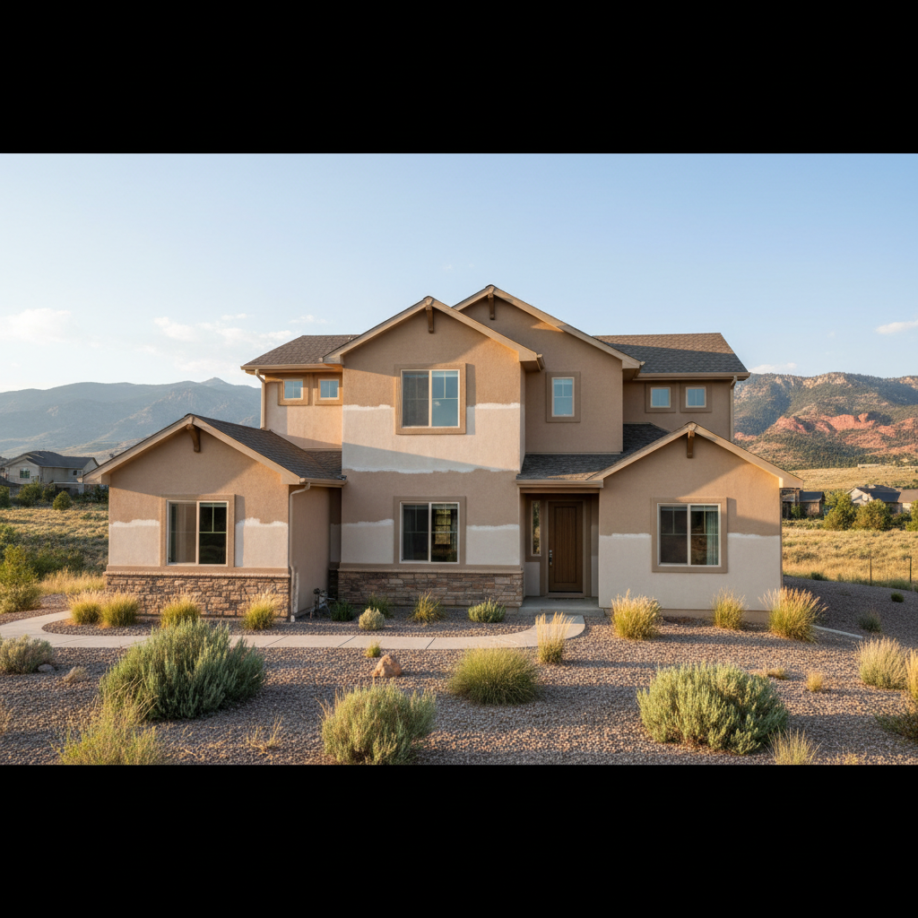 Completed stucco inspection work at a residential property in Sandy, UT