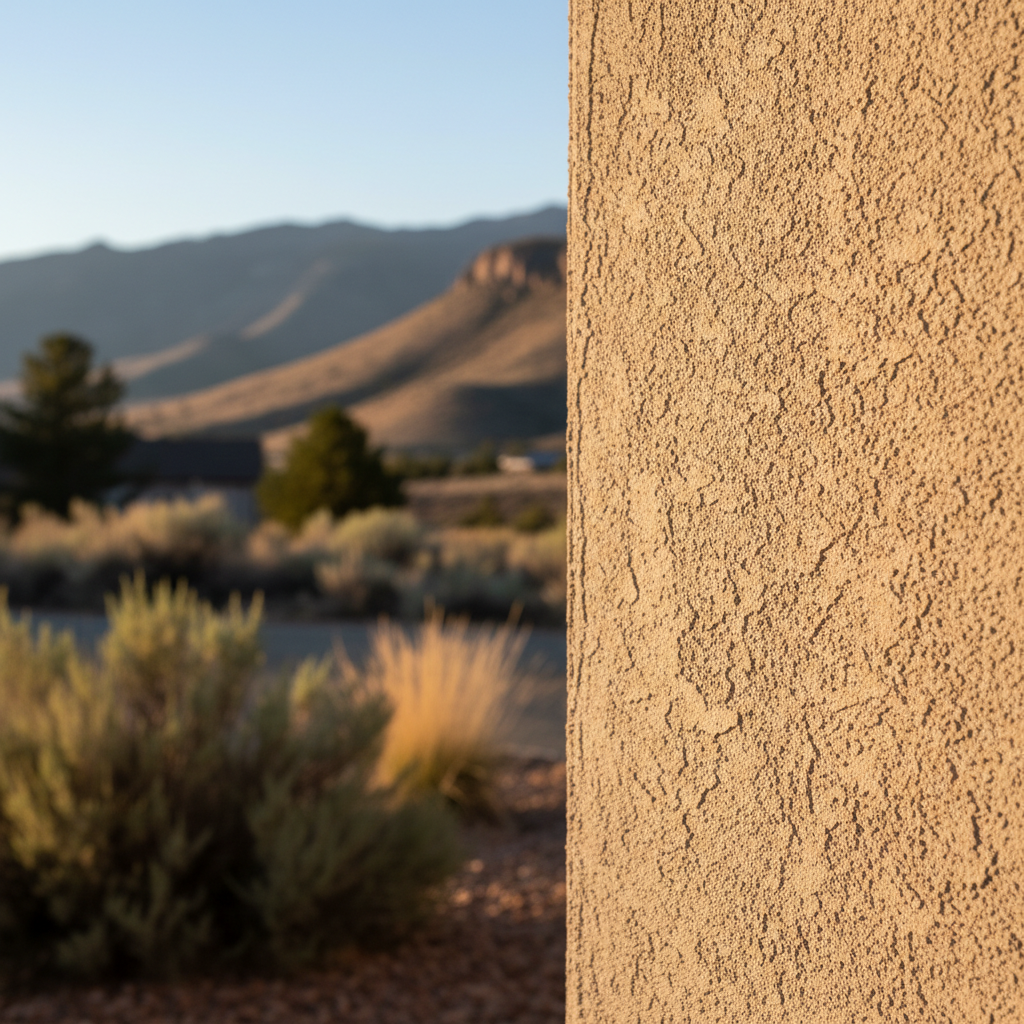 Completed stucco replacement work at a residential property in Layton, UT