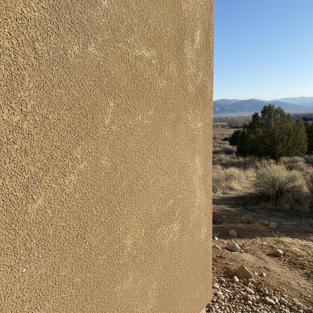Completed stucco installation work at a residential property in Ogden, UT