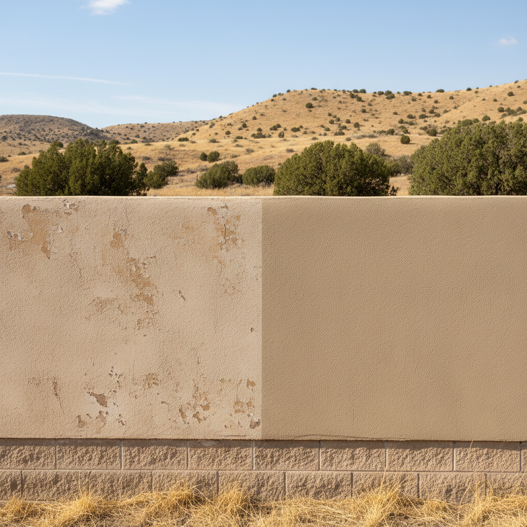 Completed stucco redashing work at a residential property in Lehi, UT