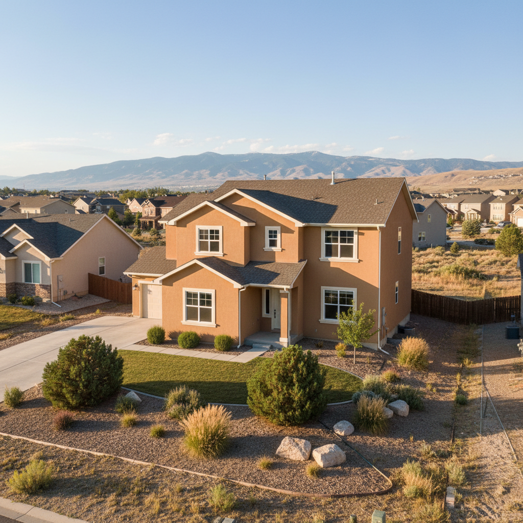 Completed stucco redashing work at a residential property in Lehi, UT