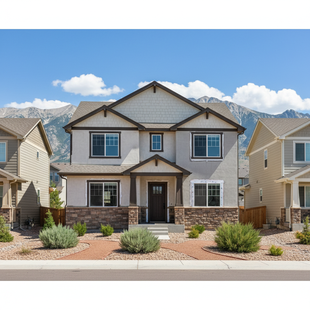 Completed stucco removal work at a residential property in Lehi, UT