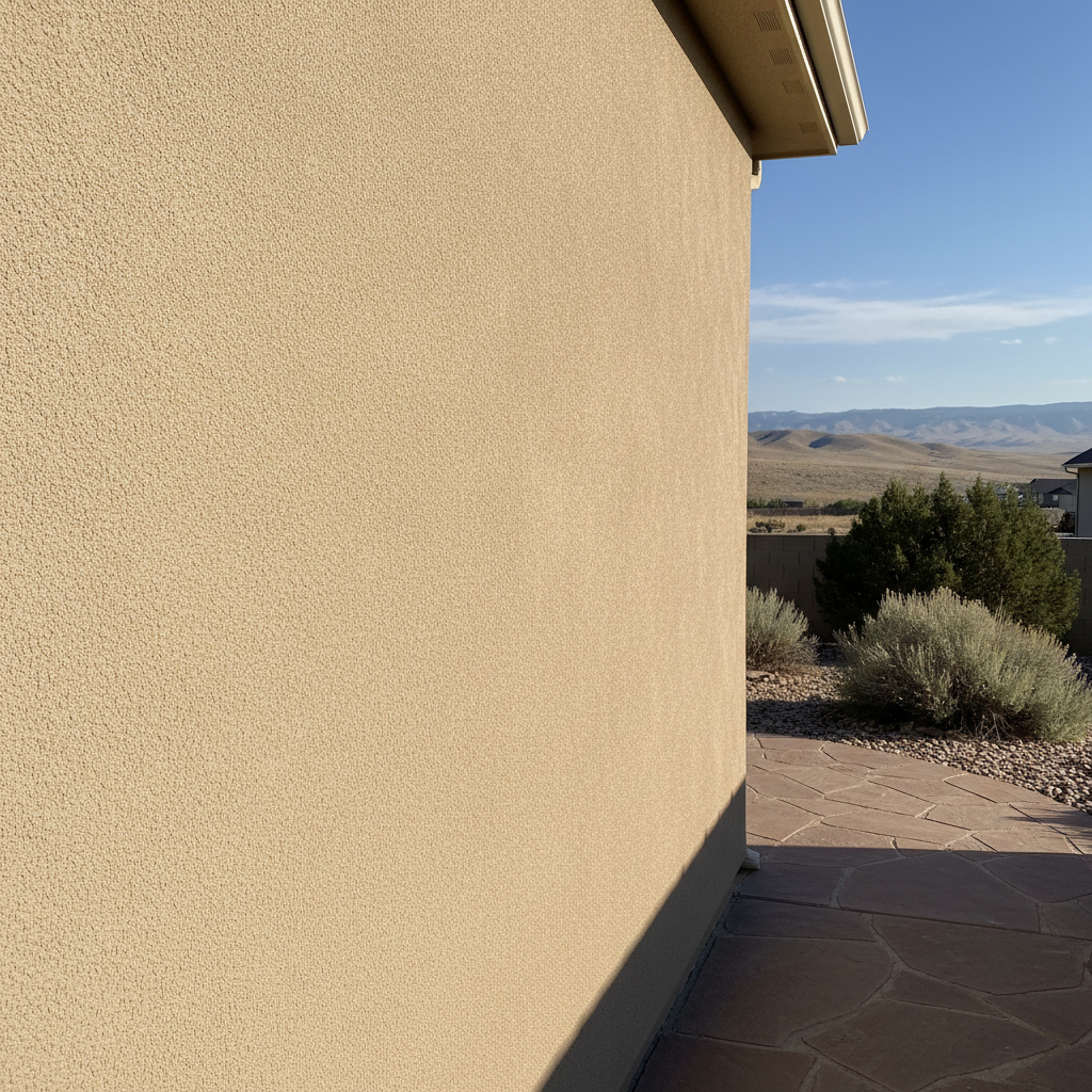 Completed eifs installation work at a residential property in Herriman, UT