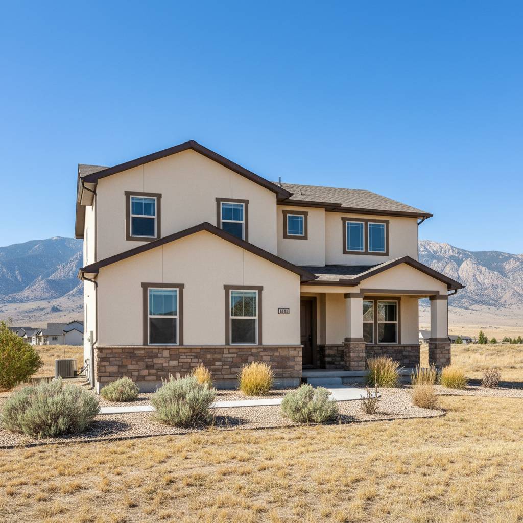 Completed eifs installation work at a residential property in Herriman, UT
