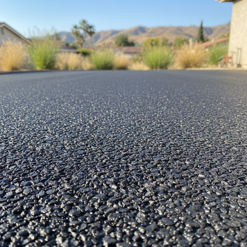 Completed commercial asphalt work at a residential property in Van Nuys, CA