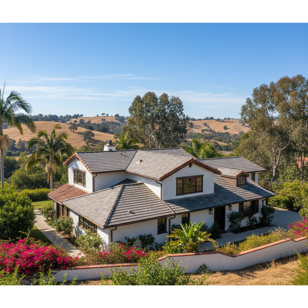 Completed storm damage repair work at a residential property in Santa Monica, CA