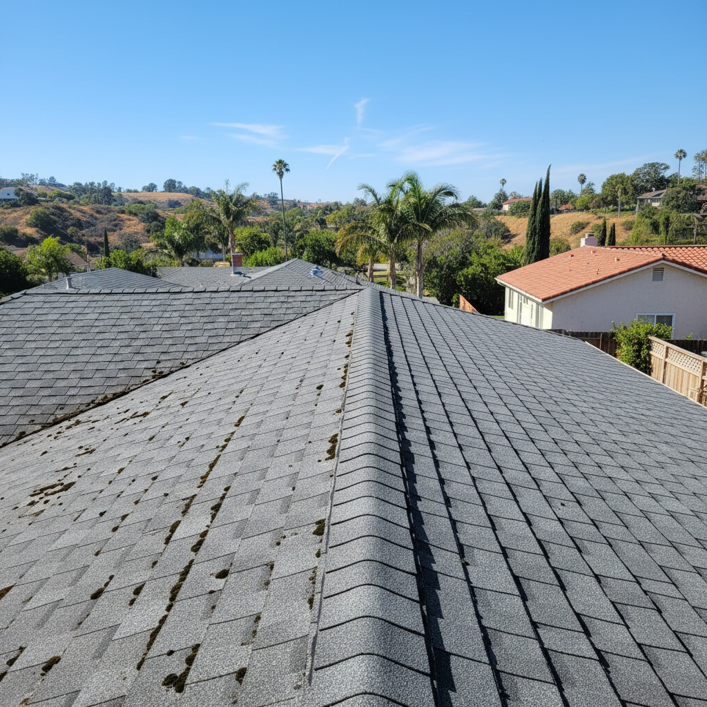Completed roof inspection work at a residential property in Santa Monica, CA