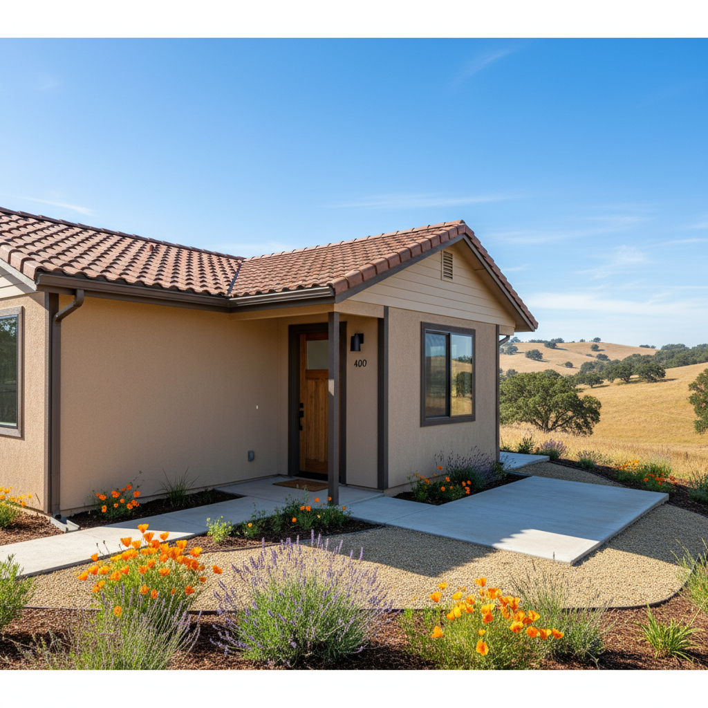 Completed attached adu work at a residential property in Oakdale, CA