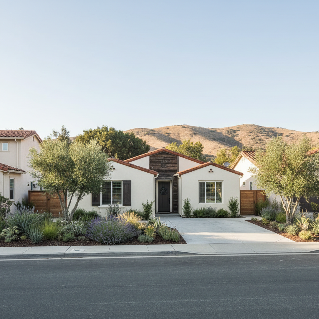 Completed stucco removal work at a residential property in Saratoga, CA