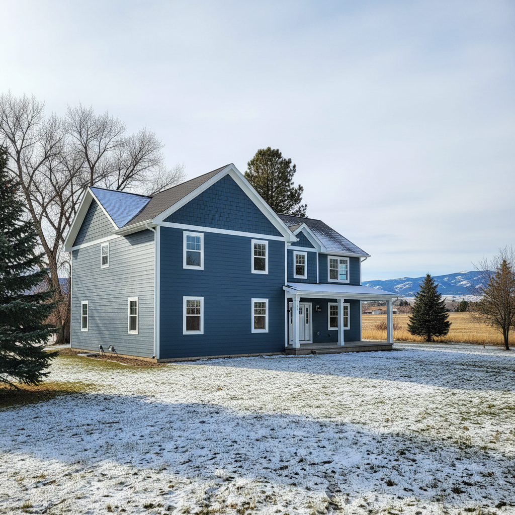Completed james hardie siding work at a residential property in Great Falls, MT