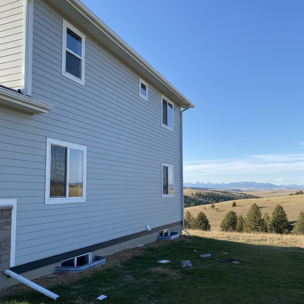 Completed insulation installation work at a residential property in Great Falls, MT