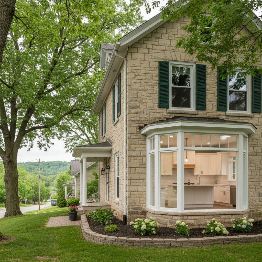 Completed cabinet installation work at a residential property in Galena, IL