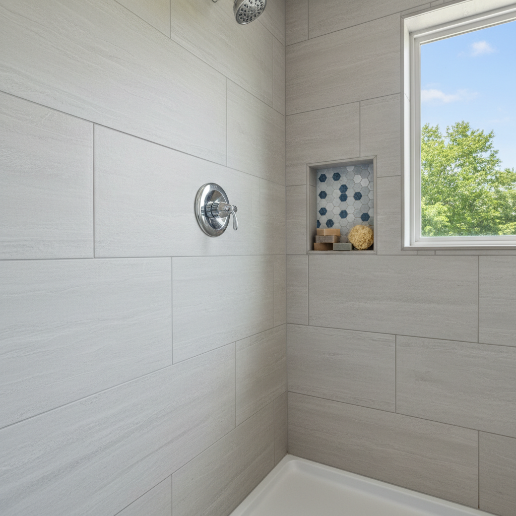 Completed bathroom remodel work at a residential property in Dothan, AL