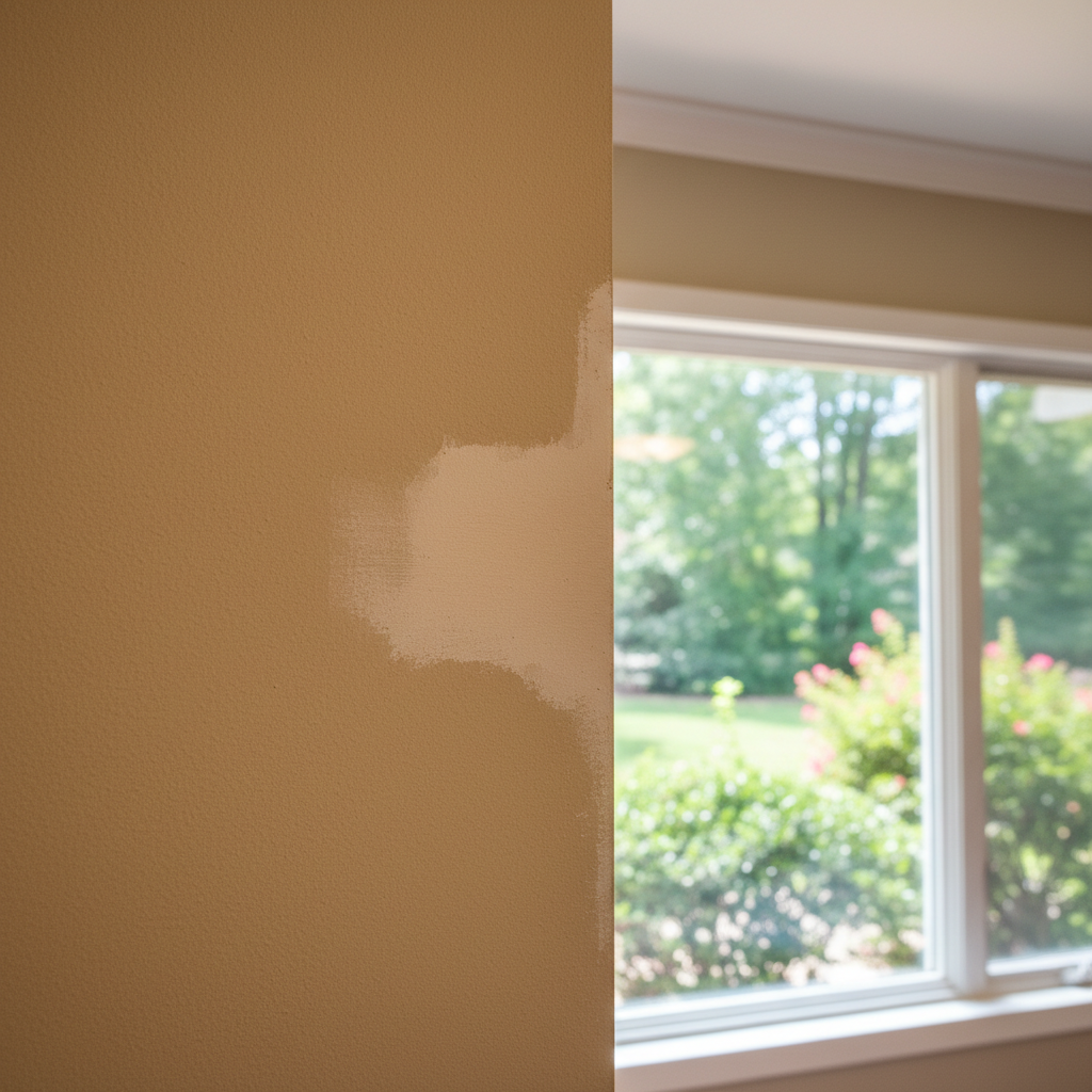 Completed water damage repair work at a residential property in Montgomery, AL