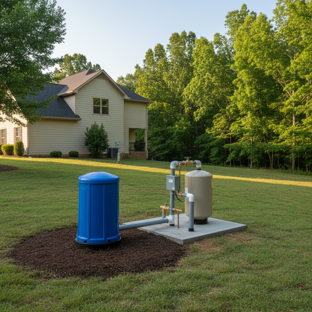 Completed pump repair work at a residential property in Heflin, AL