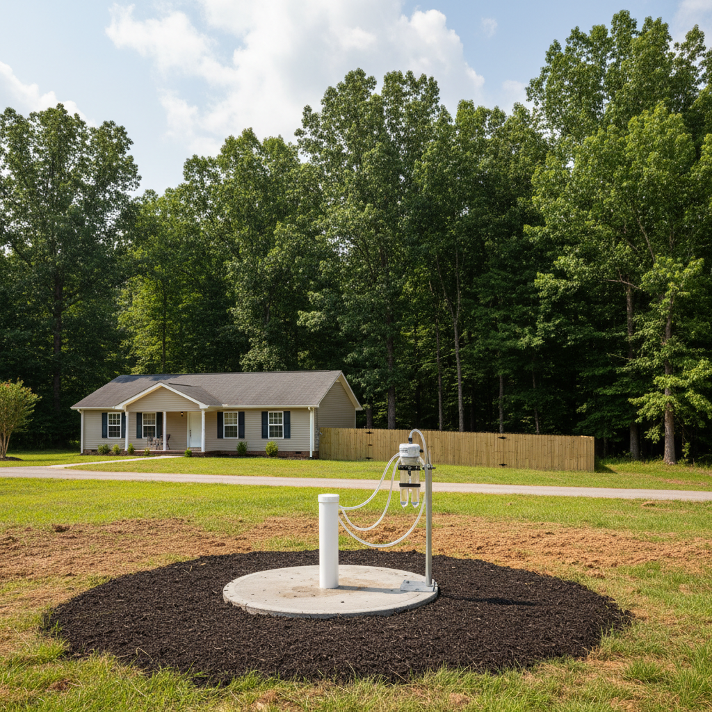 Completed water testing work at a residential property in Heflin, AL