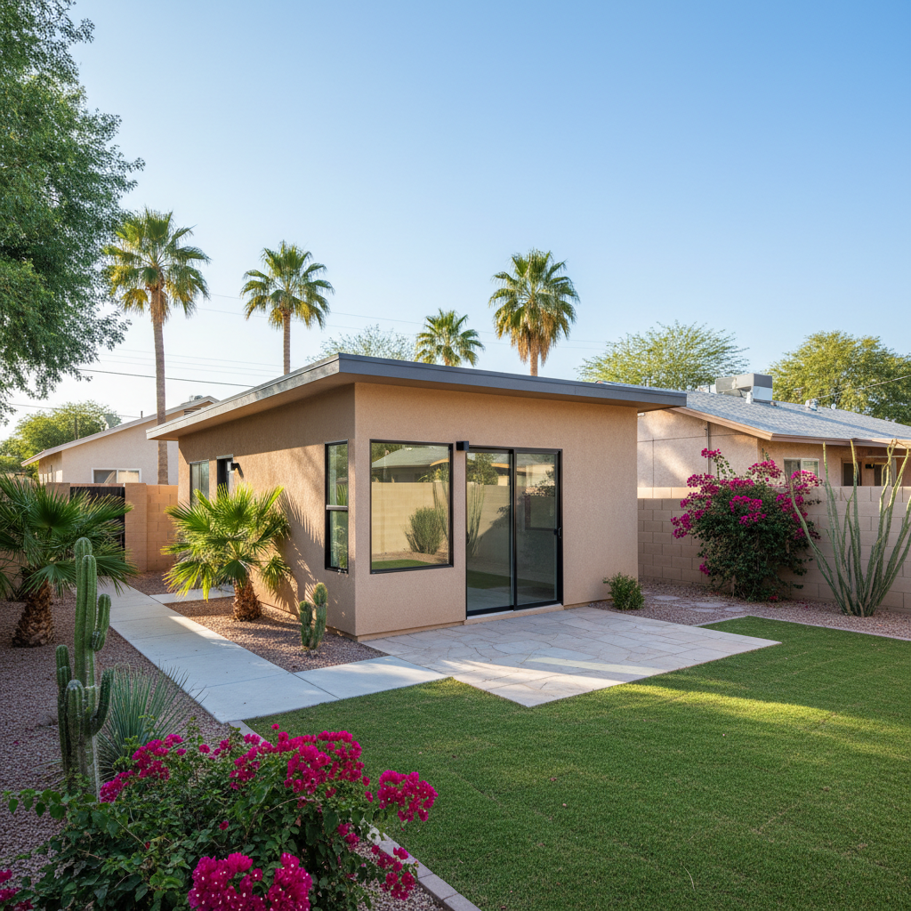 Completed adu financing work at a residential property in Phoenix, AZ