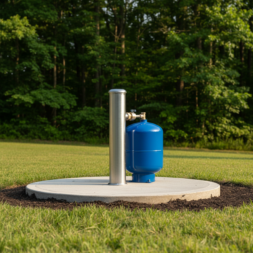 Completed pump repair work at a residential property in Heflin, AL