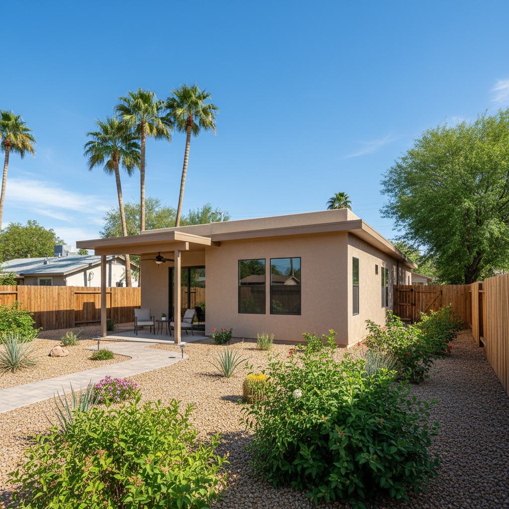 Completed adu financing work at a residential property in Phoenix, AZ