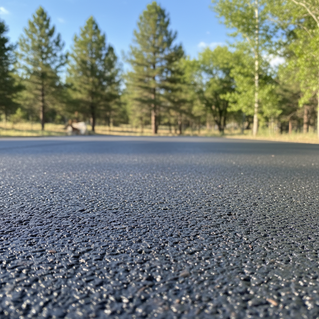 Completed commercial asphalt work at a residential property in Flagstaff, AZ