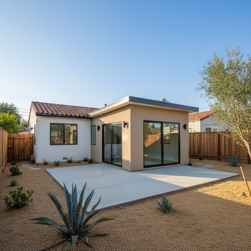 Completed adu permitting work at a residential property in Los Angeles, CA