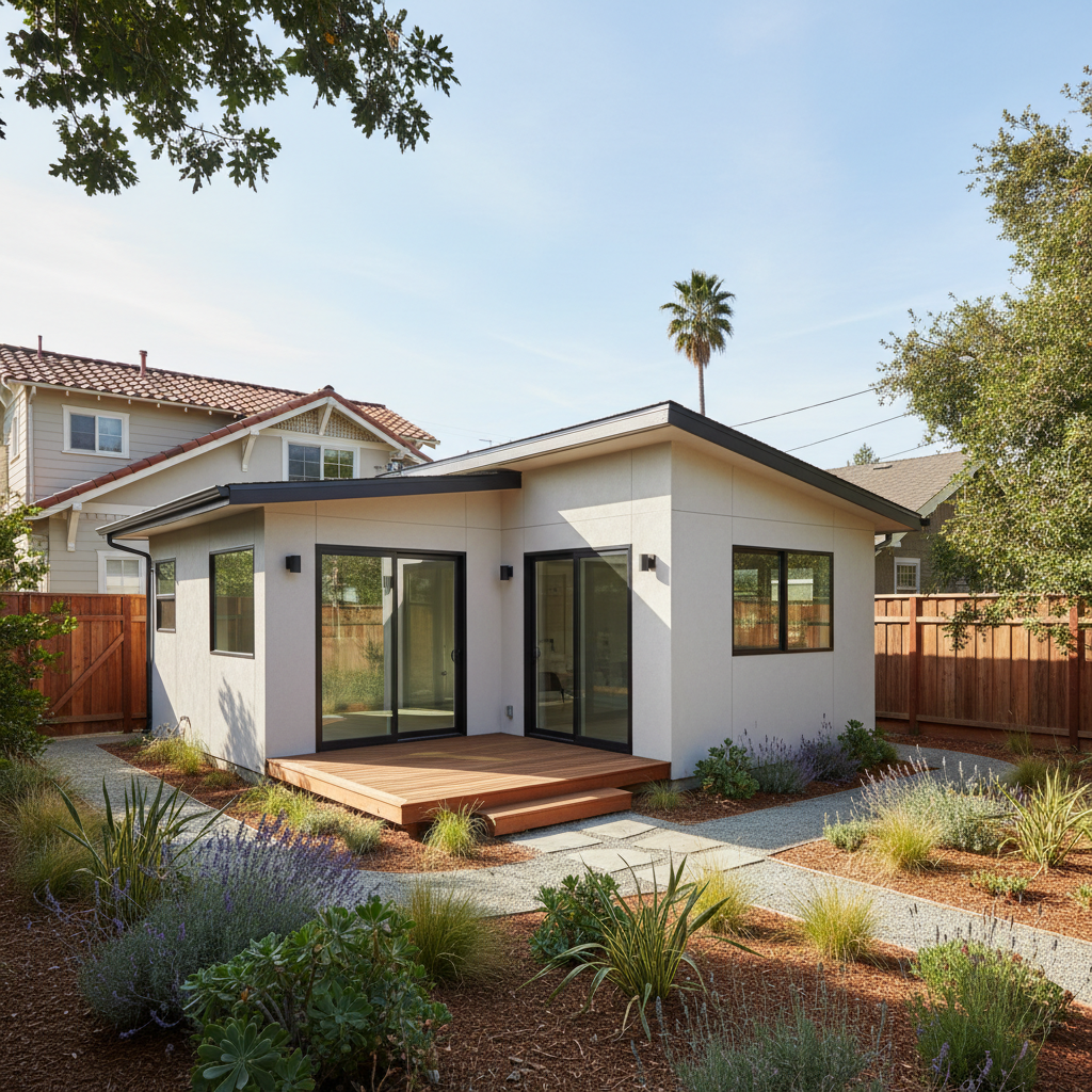 Completed adu design work at a residential property in Oakland, CA