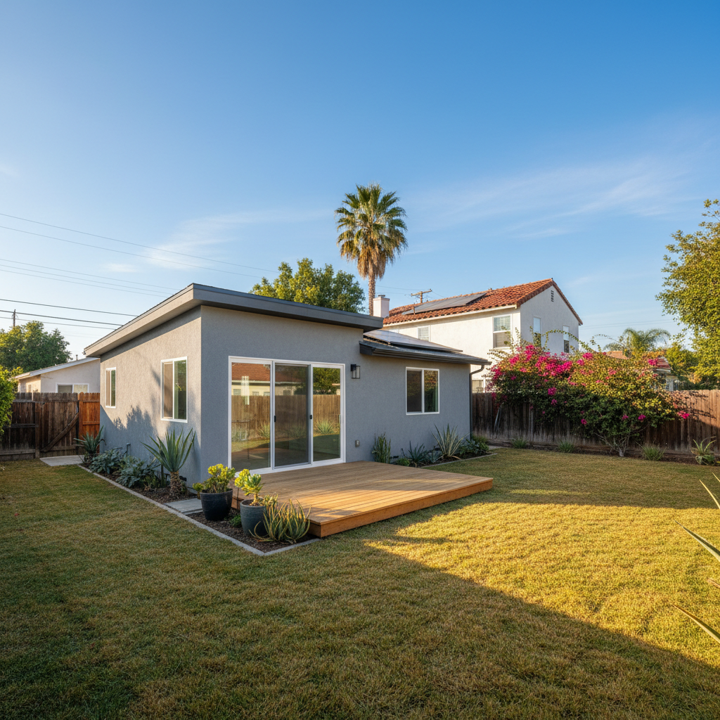 Completed adu design work at a residential property in San Diego, CA
