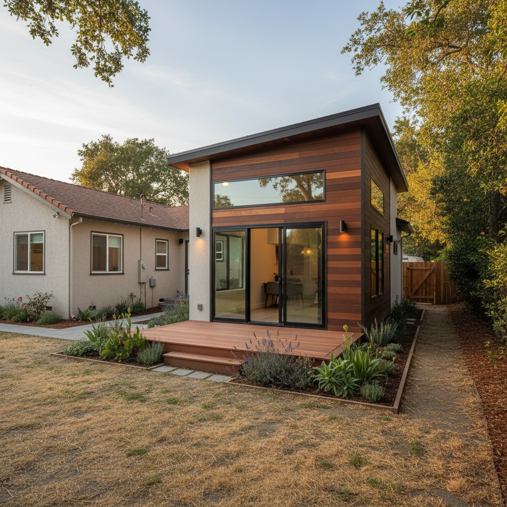 Completed adu design work at a residential property in Oakland, CA