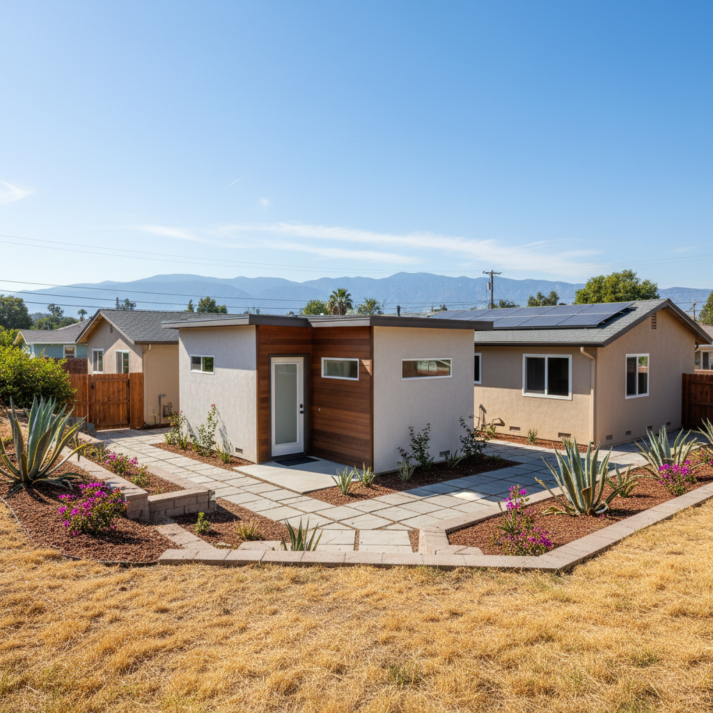 Completed adu financing work at a residential property in Santa Ana, CA