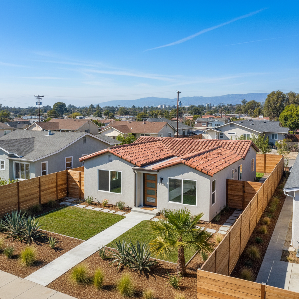 Completed adu financing work at a residential property in Santa Ana, CA