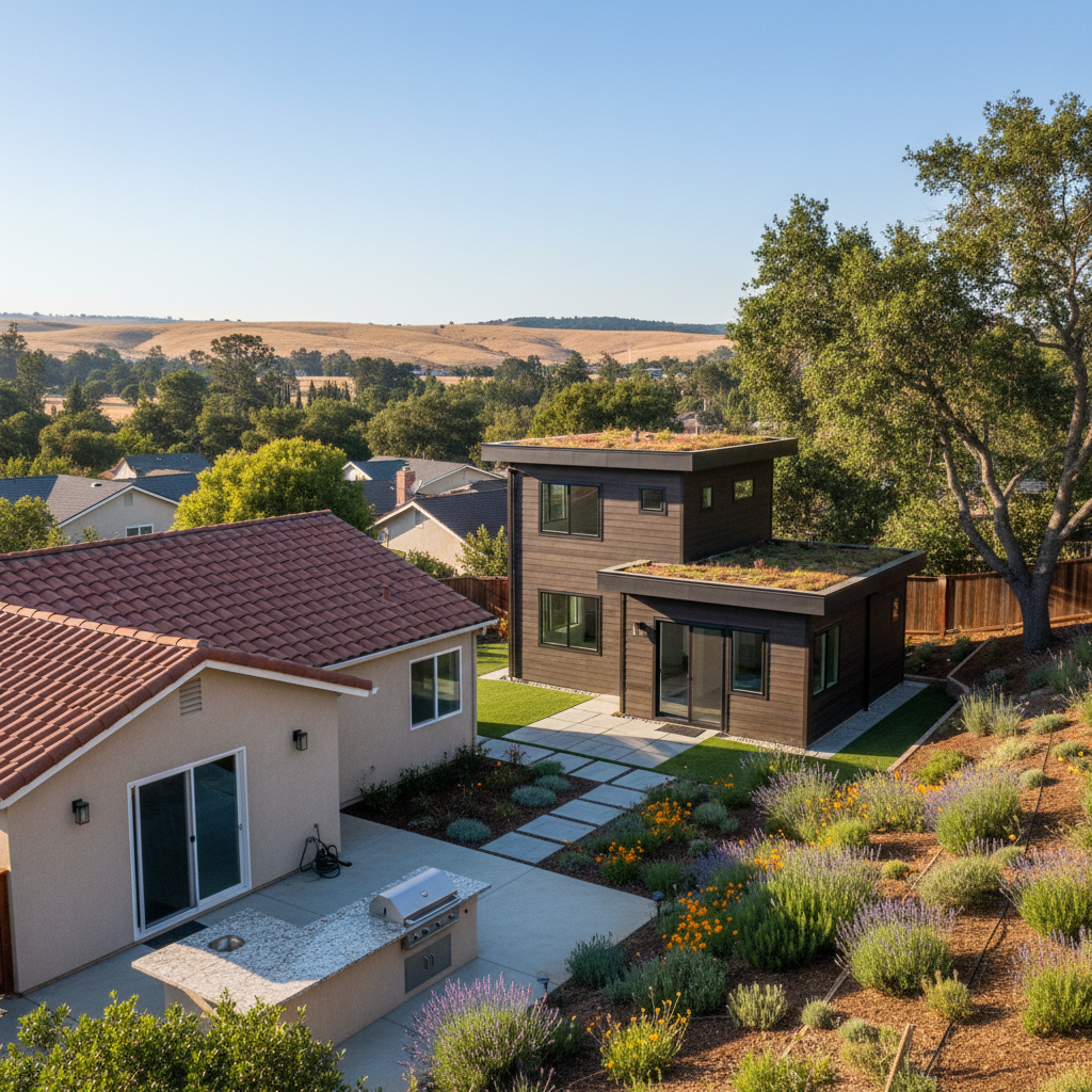 Completed adu construction management work at a residential property in Cupertino, CA