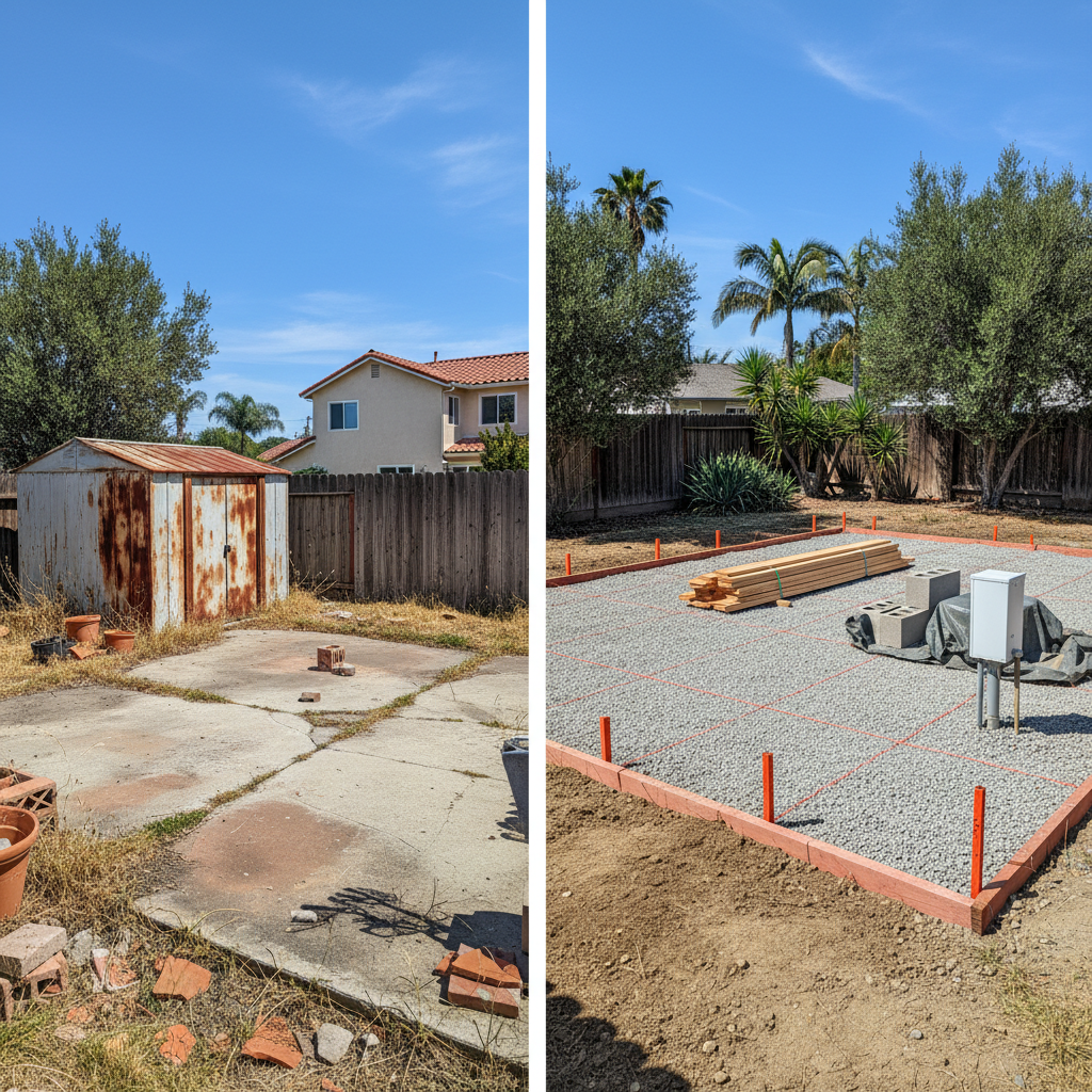 Completed adu site assessment work at a residential property in Long Beach, CA