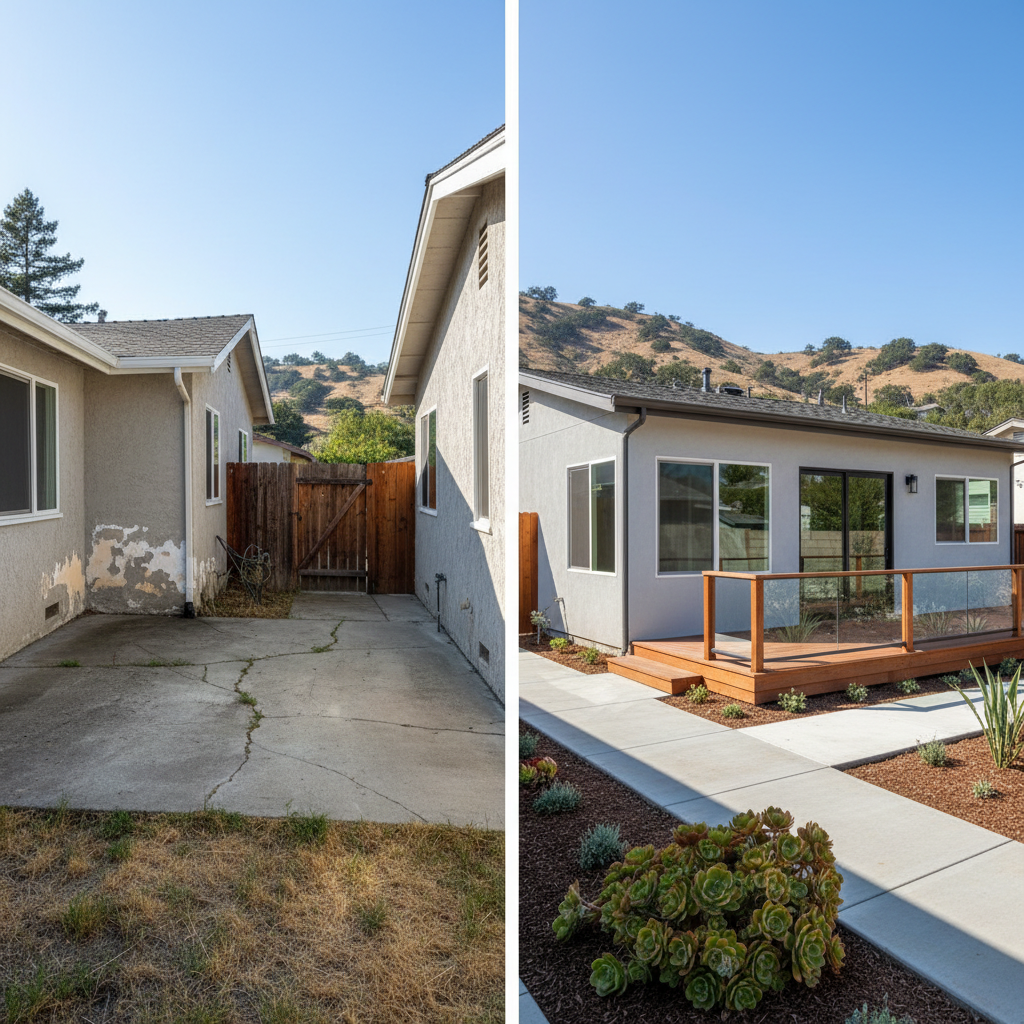 Completed adu construction management work at a residential property in Cupertino, CA