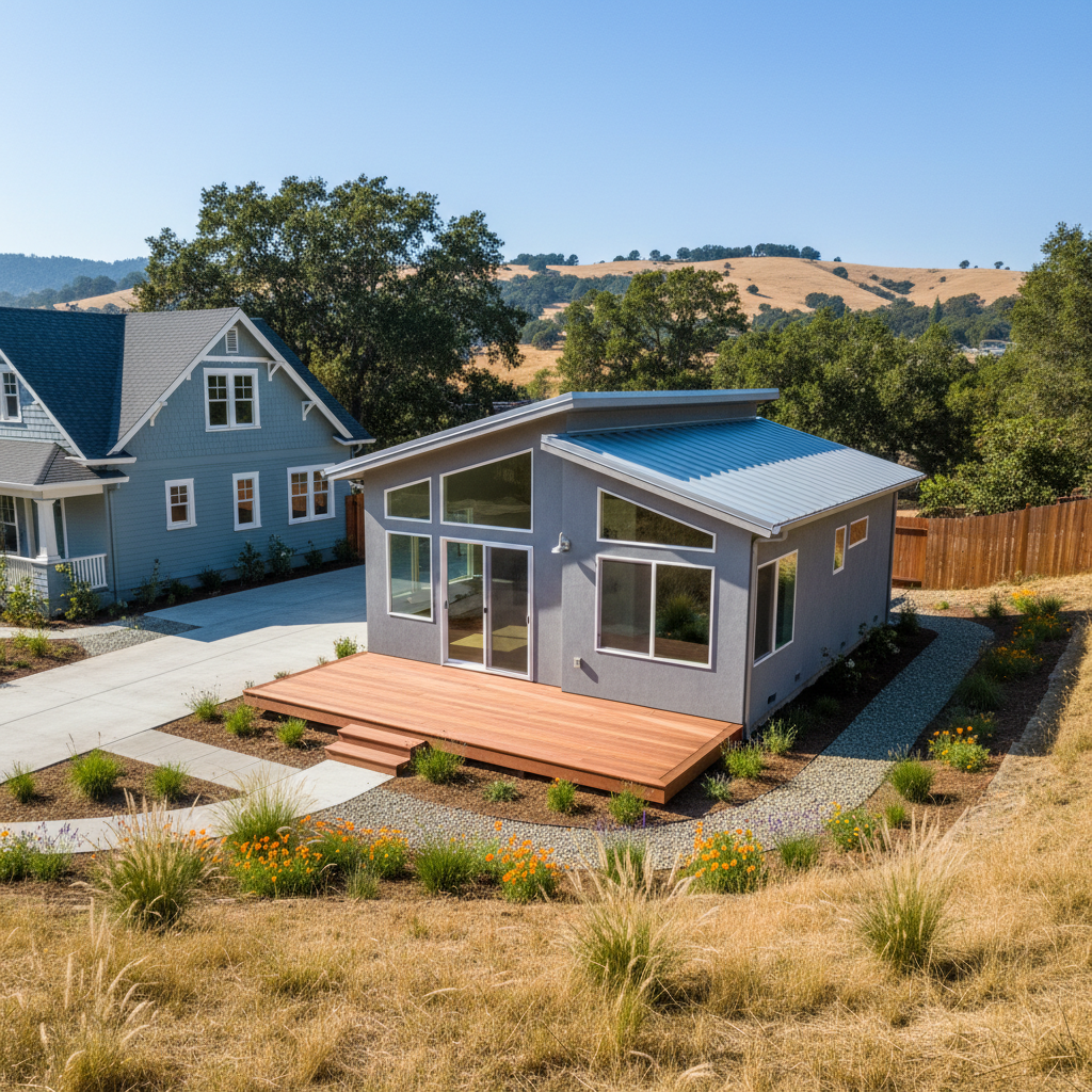 Completed adu financing work at a residential property in Santa Rosa, CA