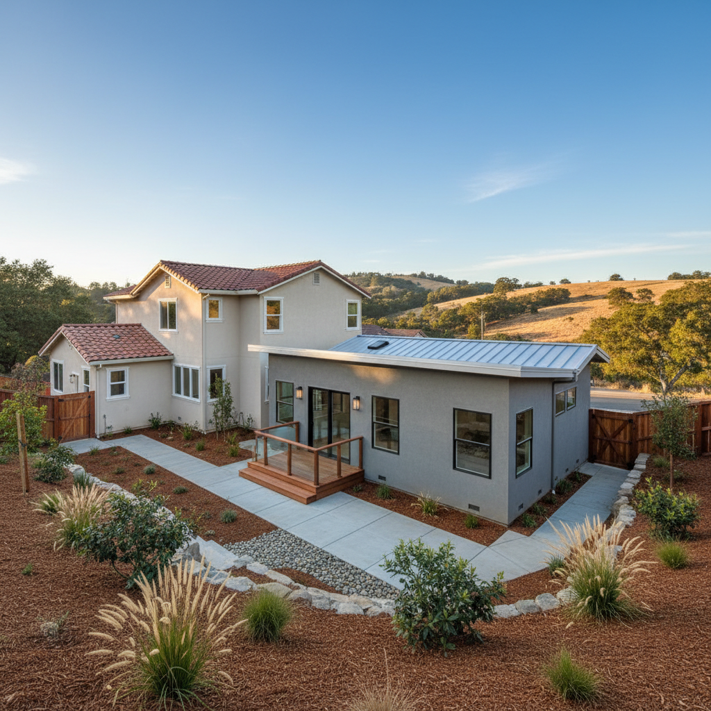 Completed adu financing work at a residential property in Santa Rosa, CA