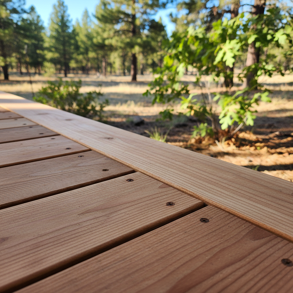 Completed deck repair work at a residential property in Flagstaff, AZ