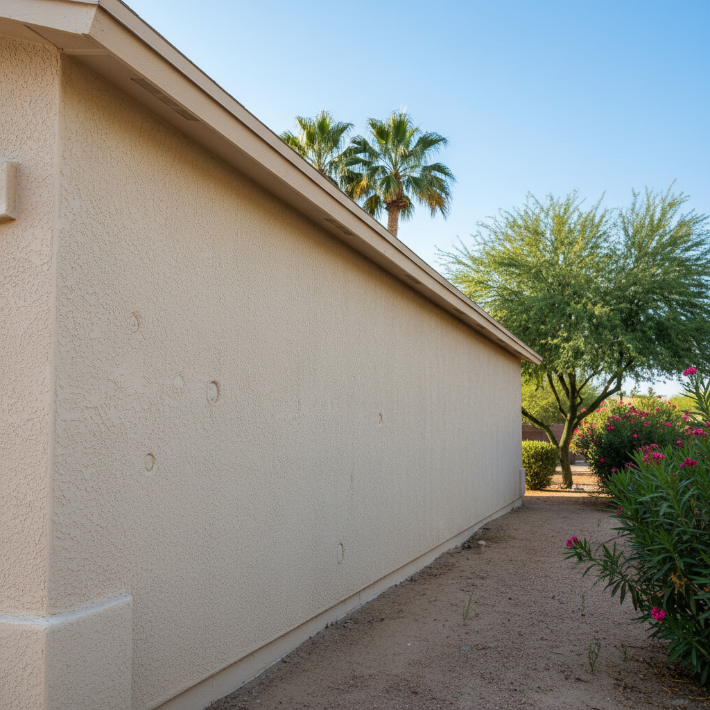 Completed stucco inspection work at a residential property in Mesa, AZ