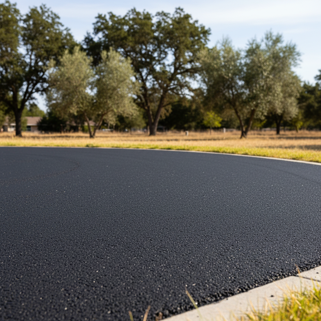Completed commercial asphalt work at a residential property in Lodi, CA