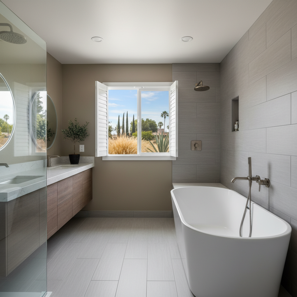 Completed bathtub replacement work at a residential property in Carson, CA