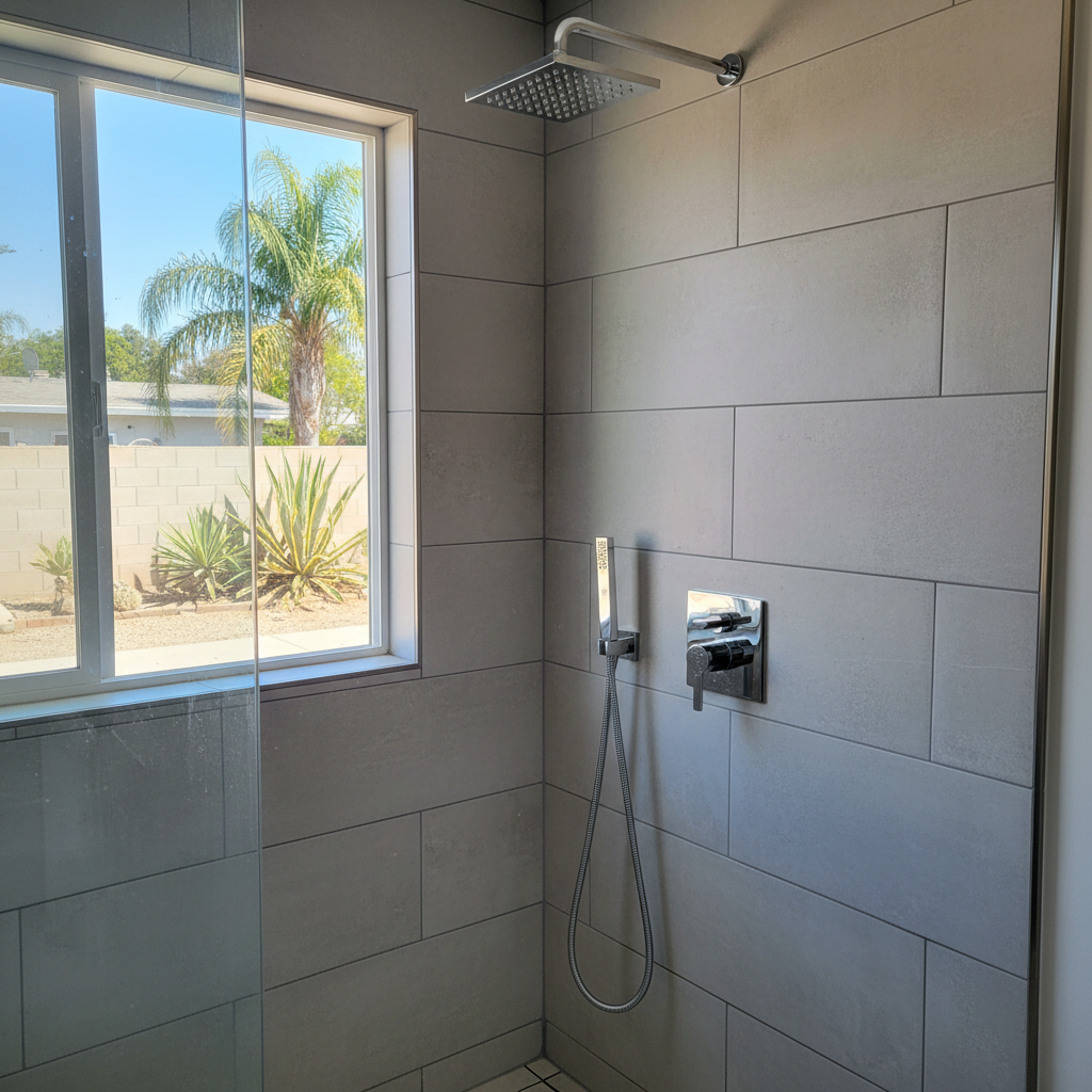 Completed plumbing work work at a residential property in Gardena, CA