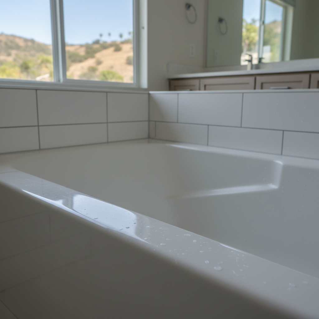 Completed bathtub replacement work at a residential property in Lynwood, CA