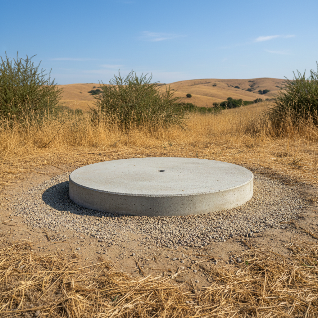 Completed septic system maintenance work at a residential property in Fresno, CA