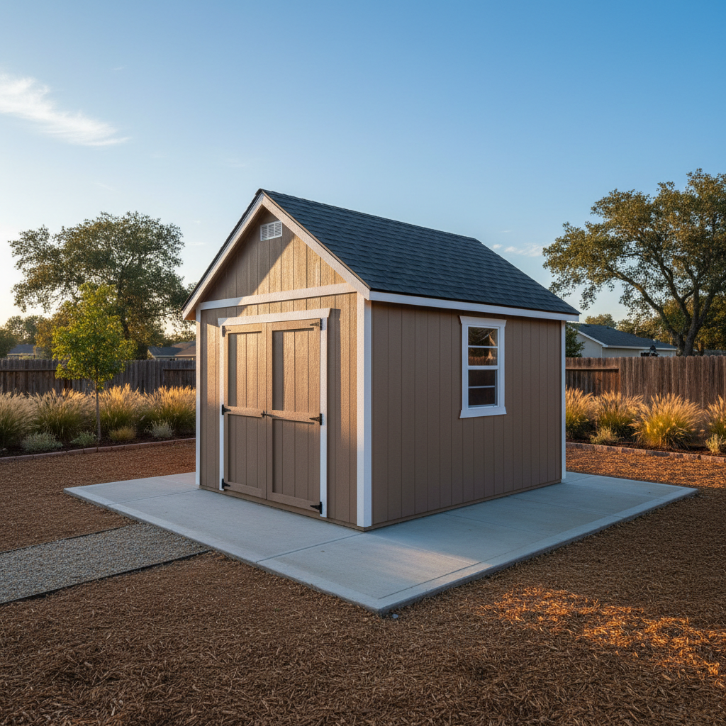 Completed garages work at a residential property in Oakdale, CA