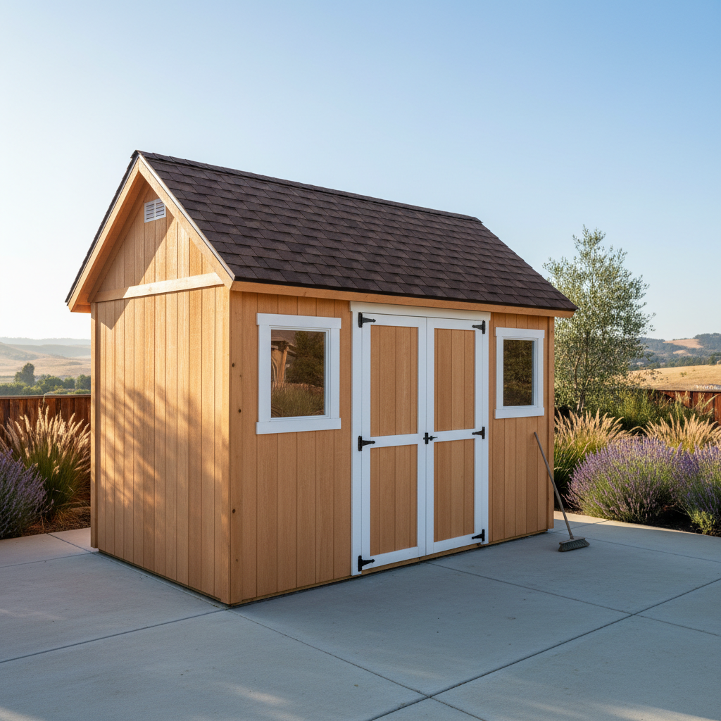 Completed garages work at a residential property in Tracy, CA