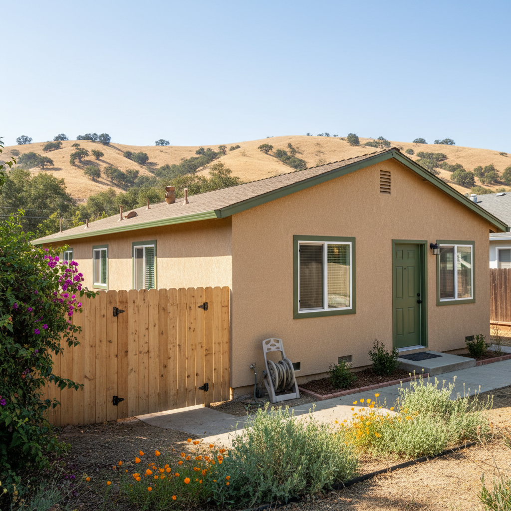 Completed stucco redashing work at a residential property in Chico, CA