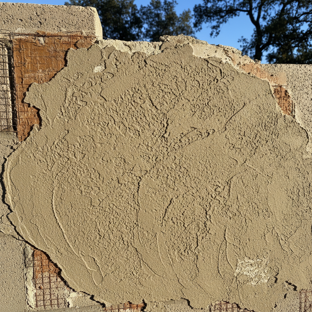 Completed stucco removal work at a residential property in Chico, CA