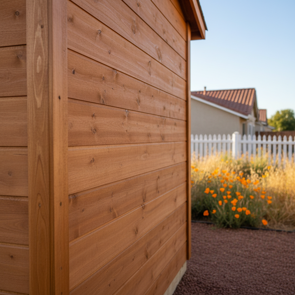 Completed garage design & building work at a residential property in Tracy, CA