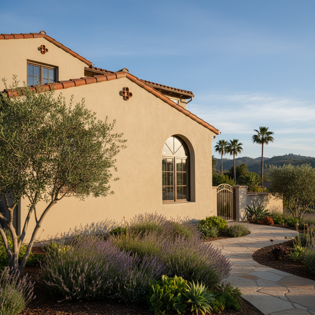 Completed eifs installation work at a residential property in Beverly Hills, CA