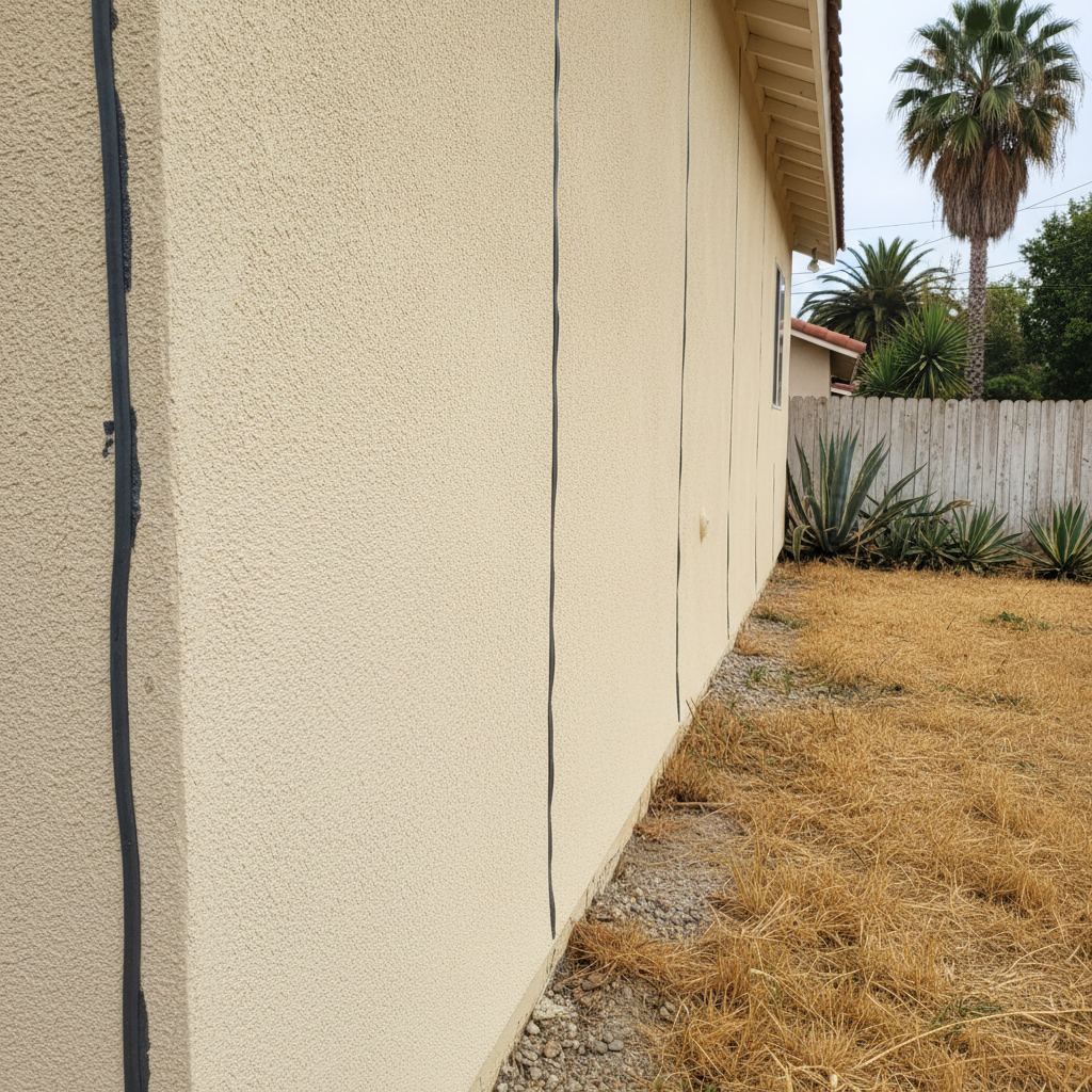 Completed eifs installation work at a residential property in Norwalk, CA